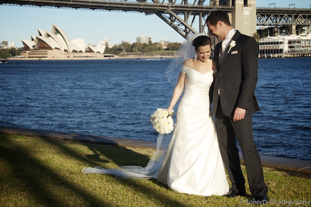 Bride & Groom Sydney Harbour - Wedding photography